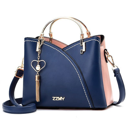 Variant image for Damen-Handtasche Trendy PU-Leder Schick mit Metallgriff-3