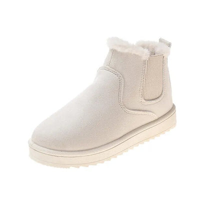 Damen-Stiefel, trendiges Leder, komfortable Sohle-6
