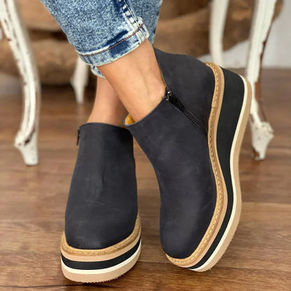 Damen Stiefeletten Orthopädisches Design Synthetikmaterial-6