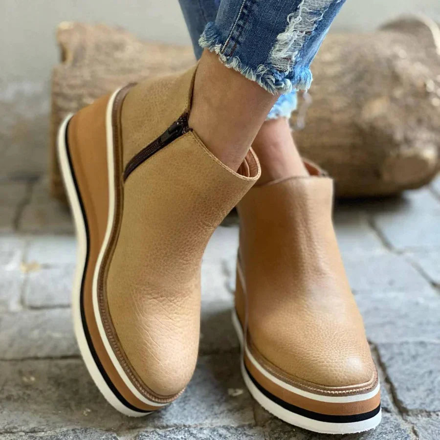 Damen Stiefeletten Orthopädisches Design Synthetikmaterial-1