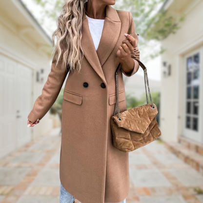 Langer Wintermantel Damen Modern Polyester für kalte Tage 2