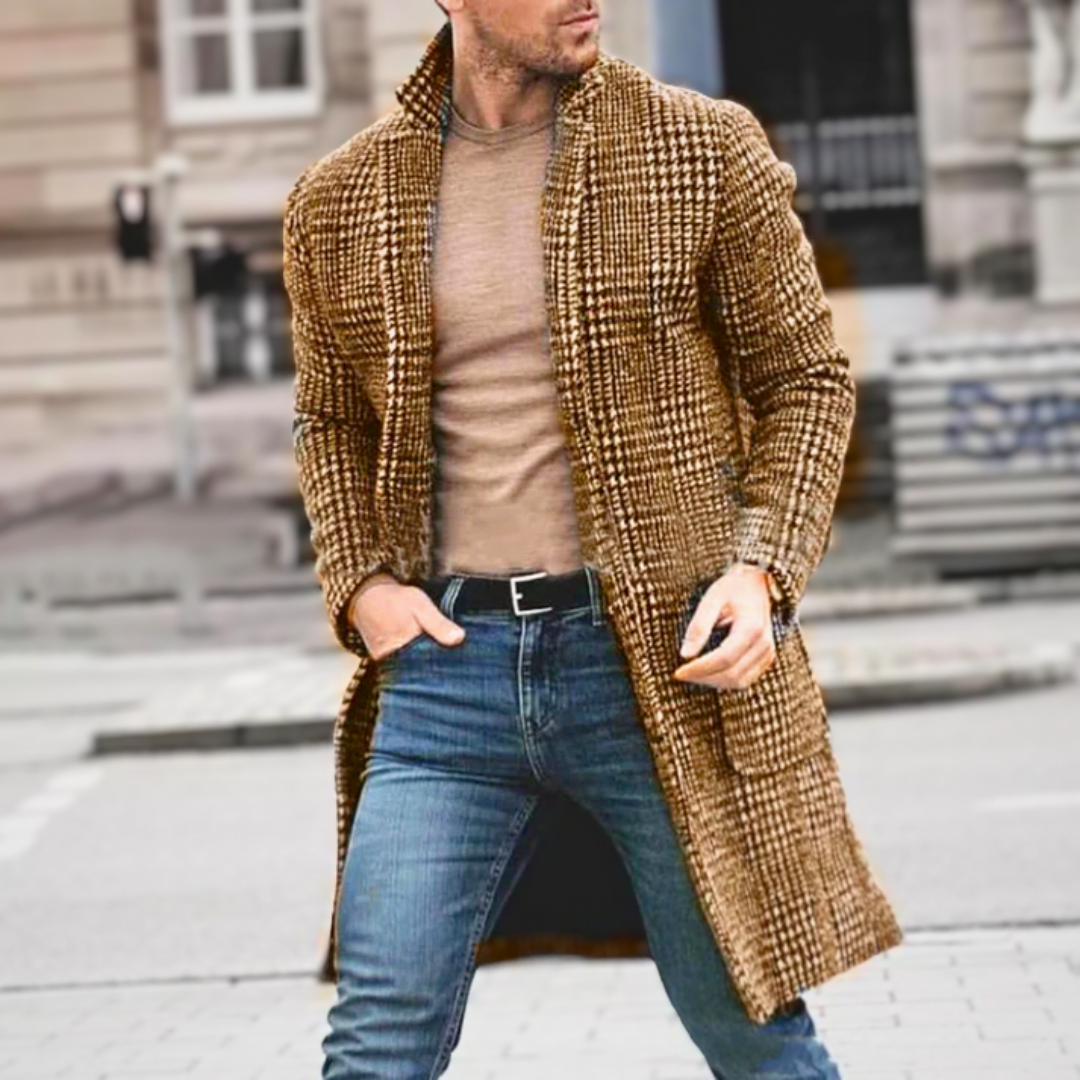 Variant image for Langer Wintermantel Damen Elegant hochwertigem Stoff-7