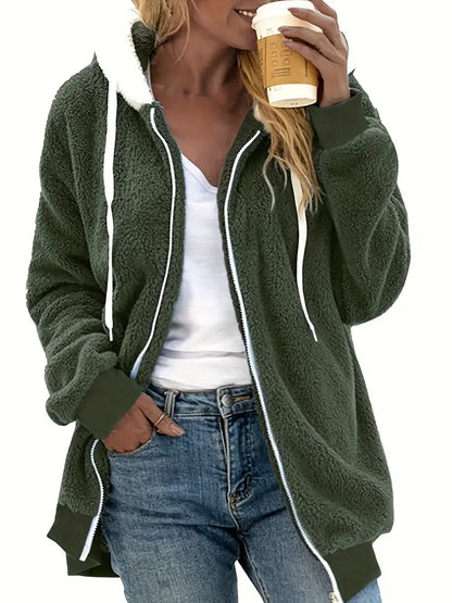Langer Damen-Wintermantel aus hochwertigem Material mit modernem Design - elegant und bequem für kalte Tage 3