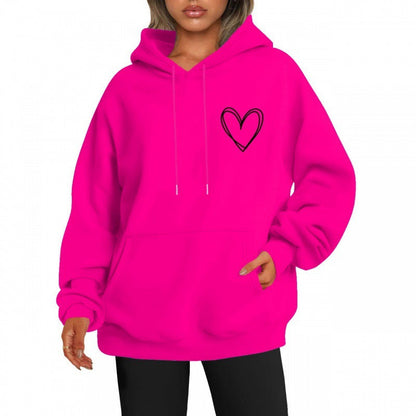 Variantenbild für langen Damen-Hoodie mit lässigem Design aus 100% Baumwolle-73