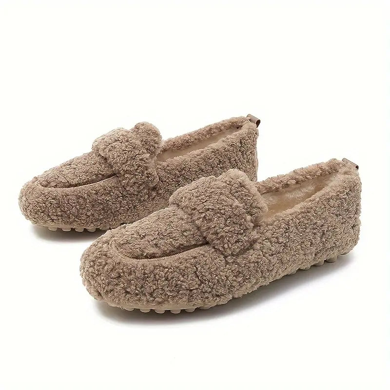 Variant image for Damen-Pantoffeln, Plüsch, warm und bequem-19