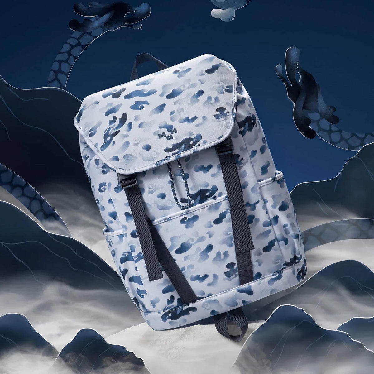 Unisex-Rucksack, geräumig, Synthetikmaterial, für Kinder und Erwachsene-2