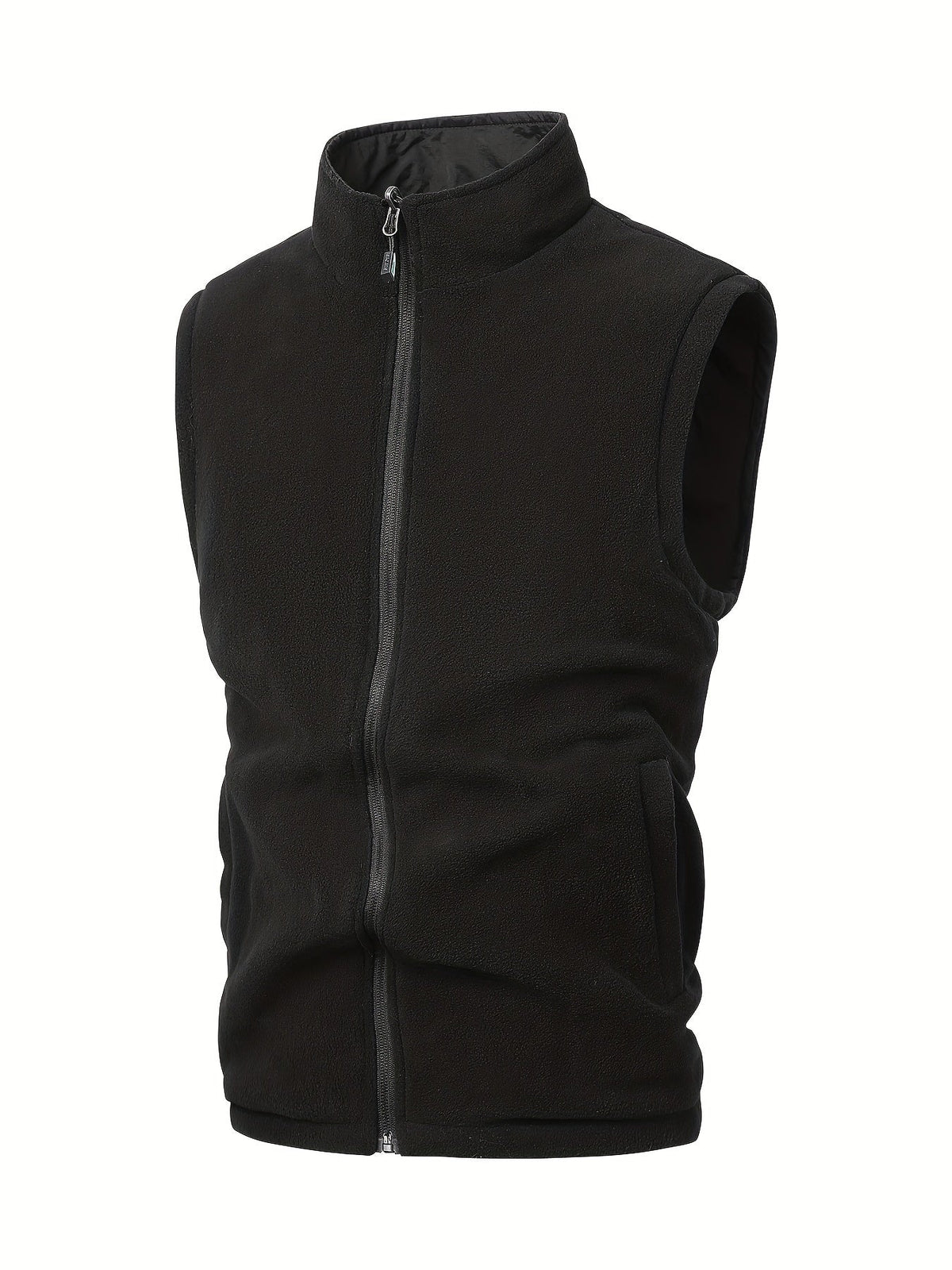 Herren-Westen, wendbar, monochromes Polyester, für Outdoor-Einsatz-5