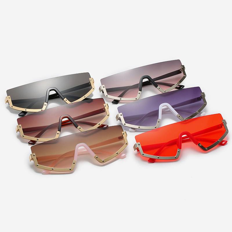 Unisex Sonnenbrillen Halbrahmenlos Polycarbonat UV400-2