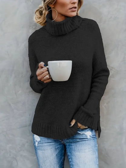 Damen-Pullover, Rollkragen, leichte Baumwolle 5