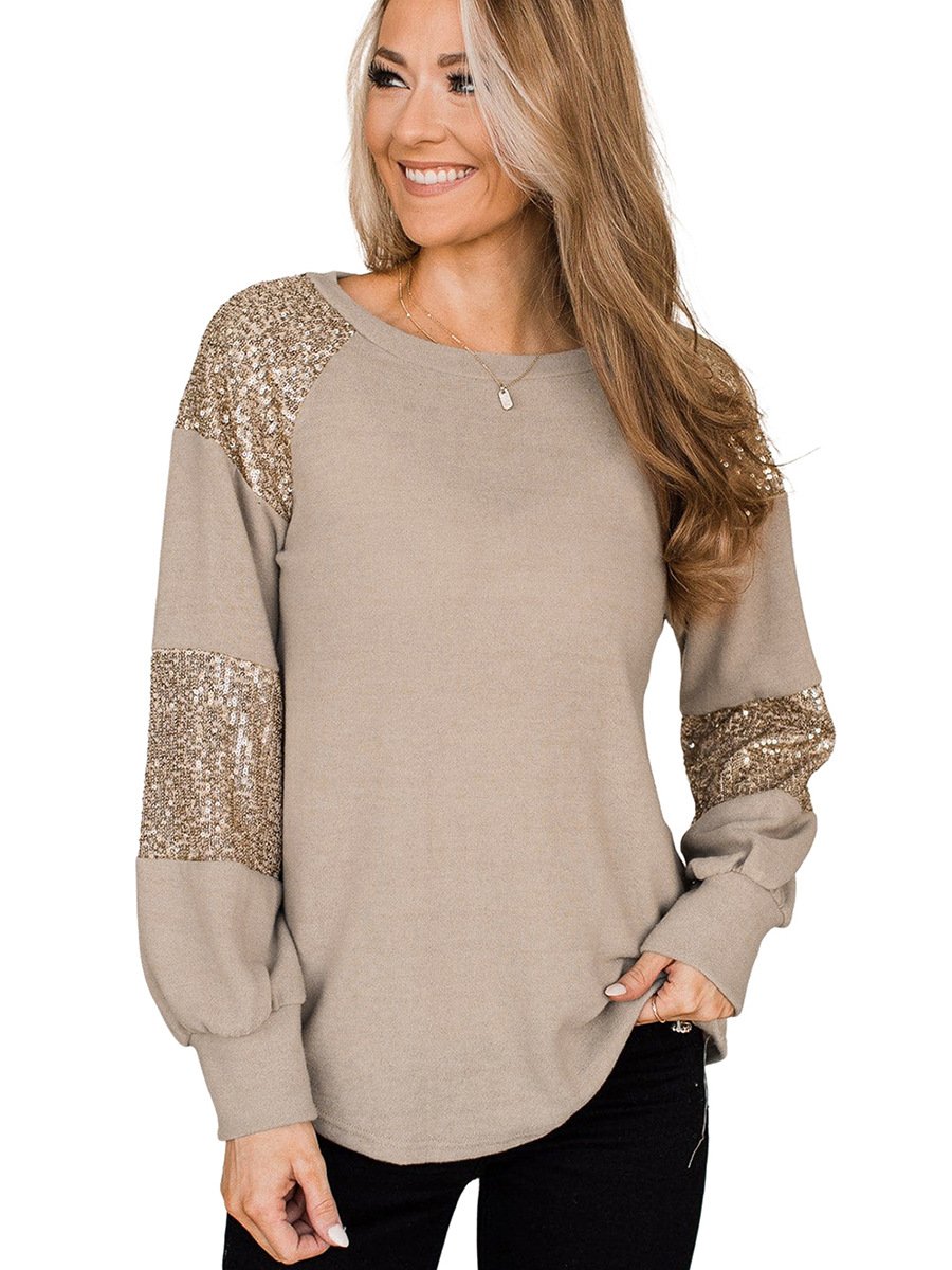 Damen Winterpullover Rundhalsausschnitt aus Polyester-6