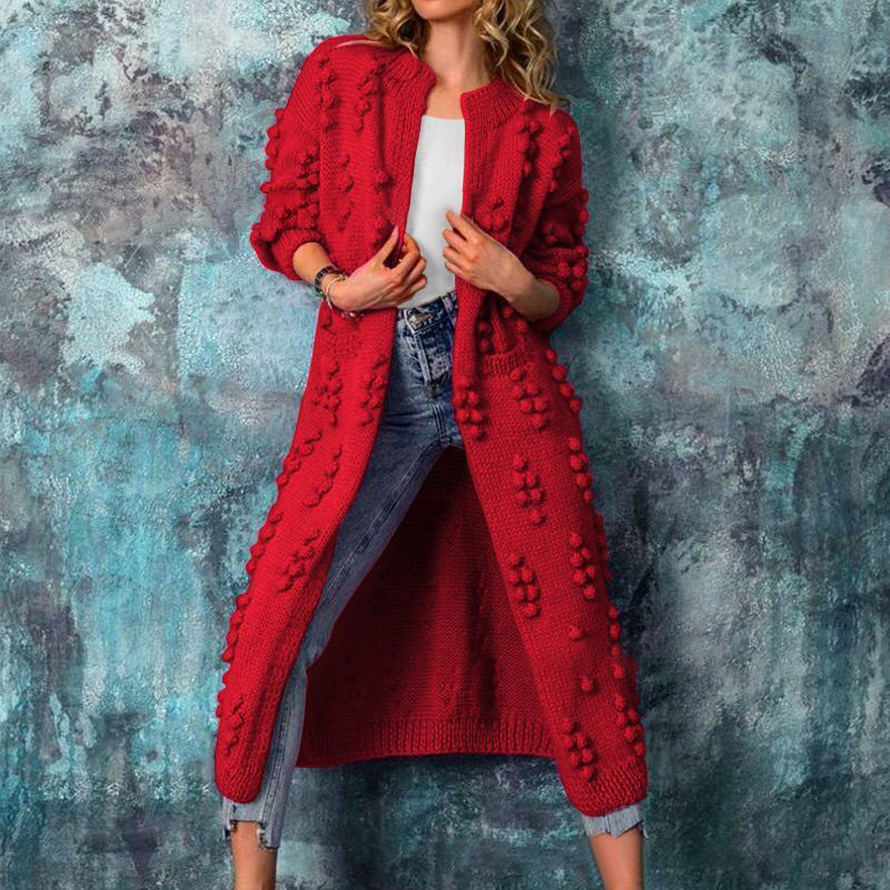 Bunter Damen-Cardigan aus weicher Acrylmischung – Perfekt für Alltag und Fest, erhältlich in mehreren Größen 1