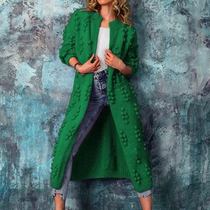 Bunter Damen-Cardigan aus weicher Acrylmischung – Perfekt für Alltag und Fest, erhältlich in mehreren Größen 2