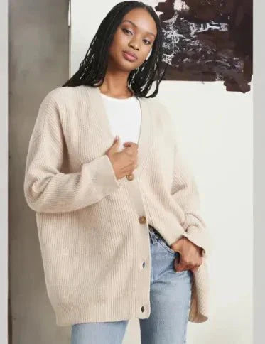 Variant image for Damen-Strickjacke, Oversized, weiches Material, trendig, komfortabel-25