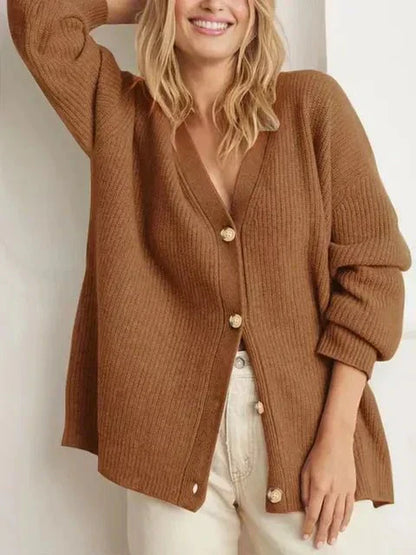 Variant image for Damen-Strickjacke, Oversized, weiches Material, trendig, komfortabel-31