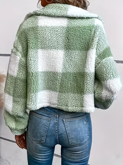 Damen Winterjacke Lässig Polyester Wasserabweisend-2