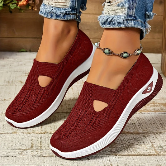 Damen-Sneaker, leichter atmungsaktiver Textil, Schuhe-1