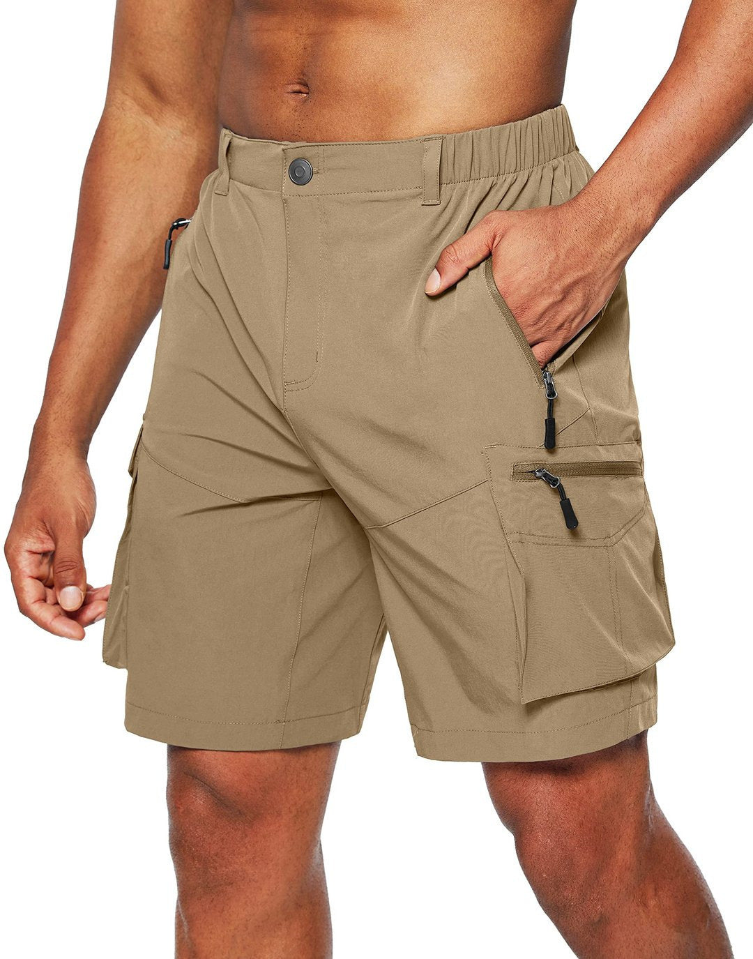 Herren Cargoshorts Multifunktionelles Design 100% Baumwolle 5