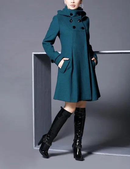 Damenjacke mit Seitentaschen Funktioneller Stil Nachhaltiges Material 1