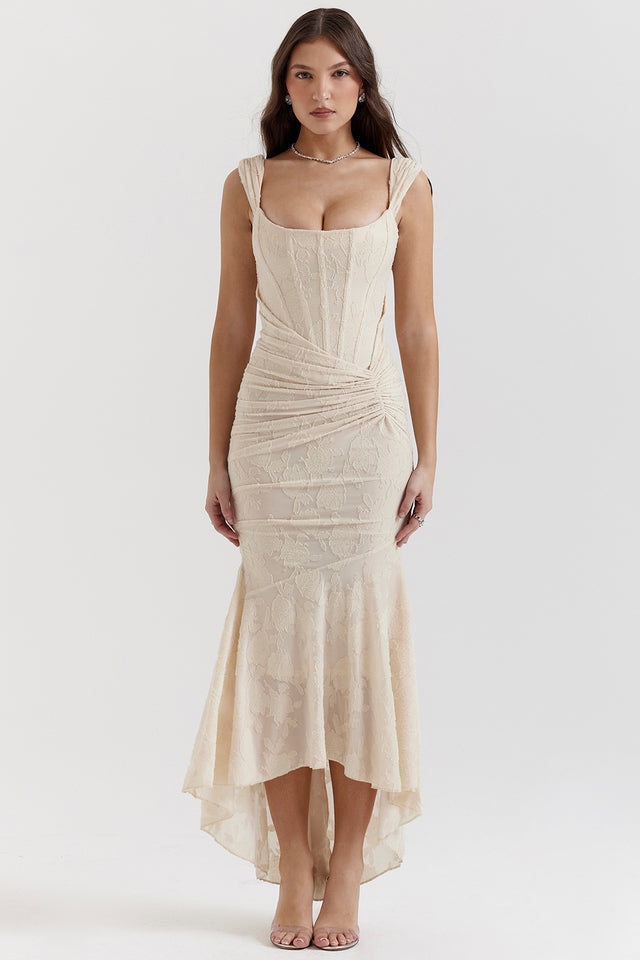 Variant image for Damen-Midikleid, figurbetonter atmungsaktiver Stoff-2