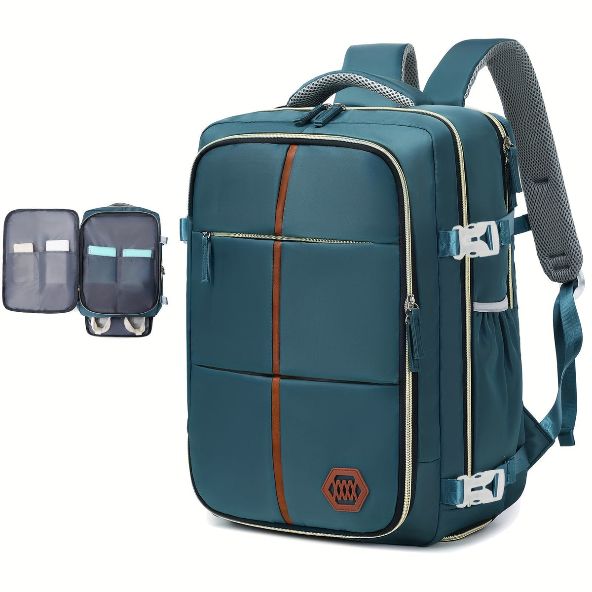 Unisex Rucksack Wasserabweisend Diebstahlsicher Polyester 2