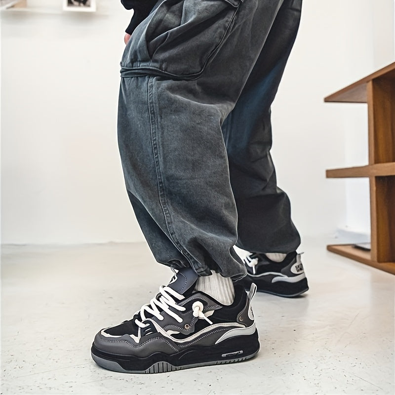 Variant image for Herren-Sneakers, Skate, Stil, geometrisches Synthetikmaterial-1