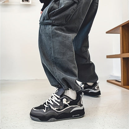 Variant image for Herren-Sneakers, Skate, Stil, geometrisches Synthetikmaterial-1