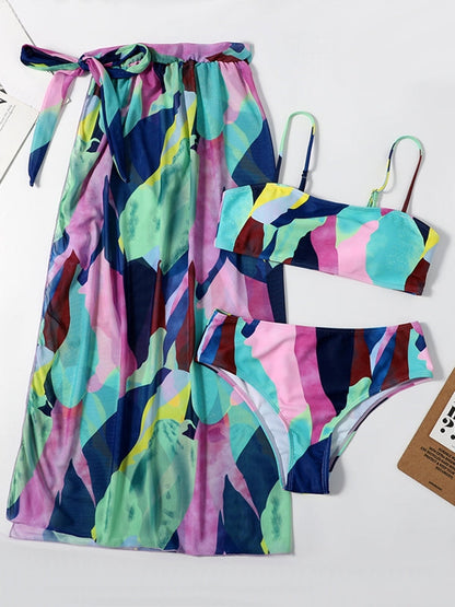 Variant image for Badeanzug Damen Dreiteilig Bikini-Set Baumwolle und Elasthan-5