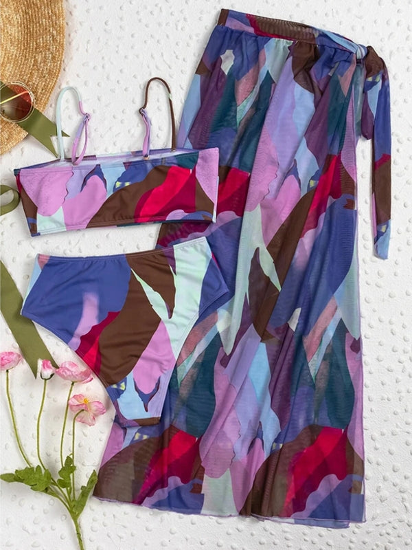 Variant image for Badeanzug Damen Dreiteilig Bikini-Set Baumwolle und Elasthan-25