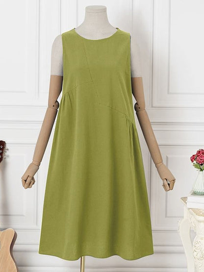 Damen-Midikleid, Oversize, Baumwolle-2