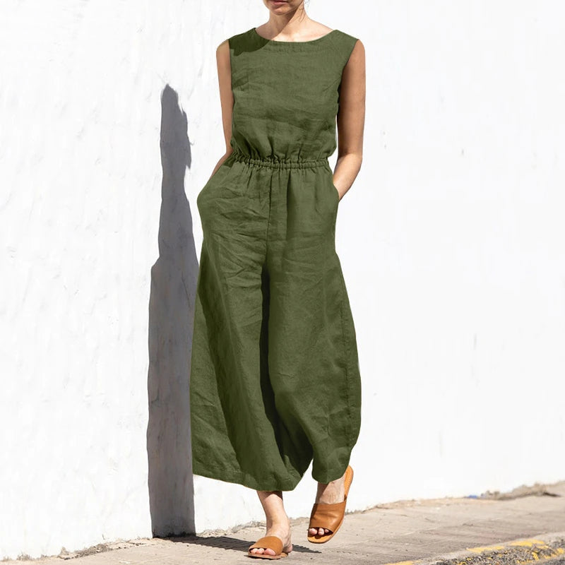 Damen-Overall, Sommerstil, ergonomisch, Baumwolle-6