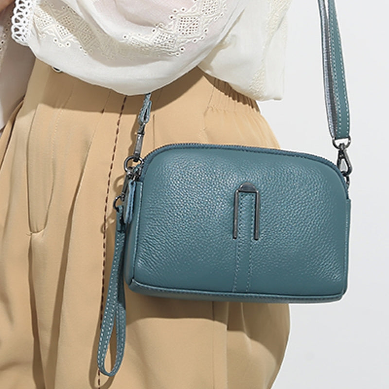 Variant image for Damen Schultertasche Echt Leder Verstellbare Schulterriemen-2