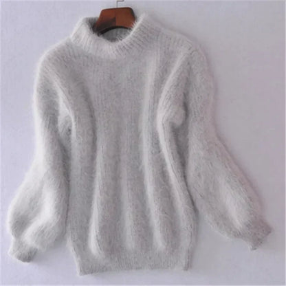 Damen-Strickpullover aus Angora-Mischung mit Vintage-Design – weich und bequem für alle Anlässe 15