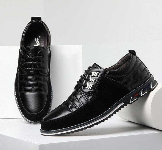 Herrenschuhe, Oxford, aus umweltfreundlichem Leder, mit elegantem Design-1