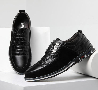 Herrenschuhe, Oxford, aus umweltfreundlichem Leder, mit elegantem Design-1