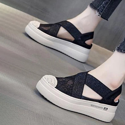 Variant image for Herren-Sandalen, atmungsaktiv, Netz, Gummiplattform-10