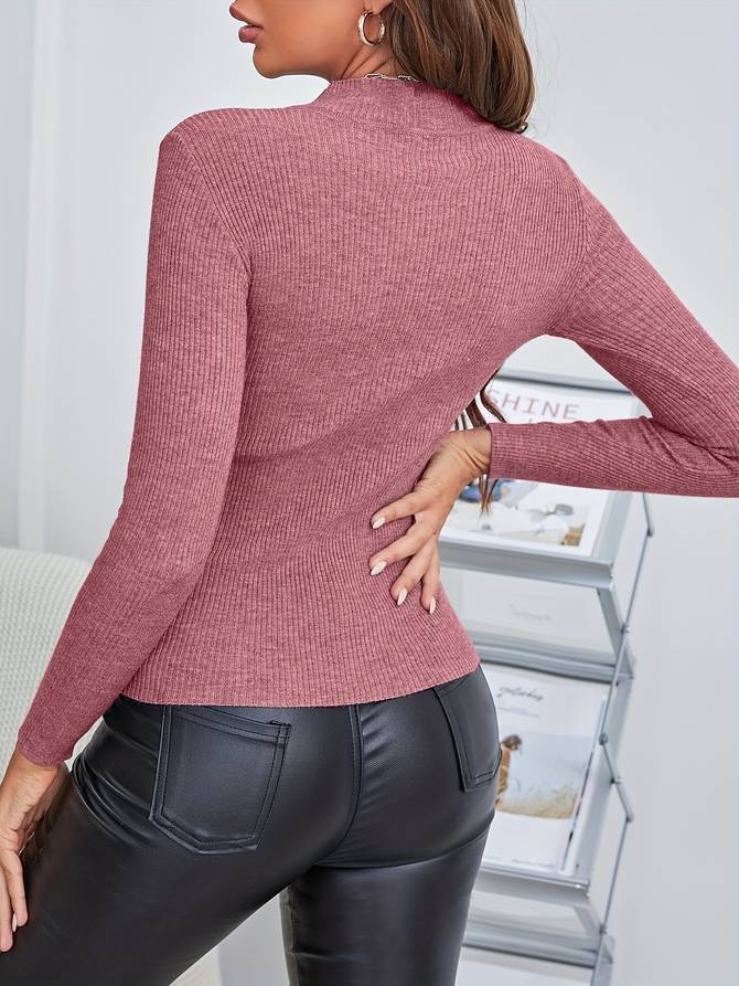 Damen-Strickpullover, moderner Stil, weiches Material-5