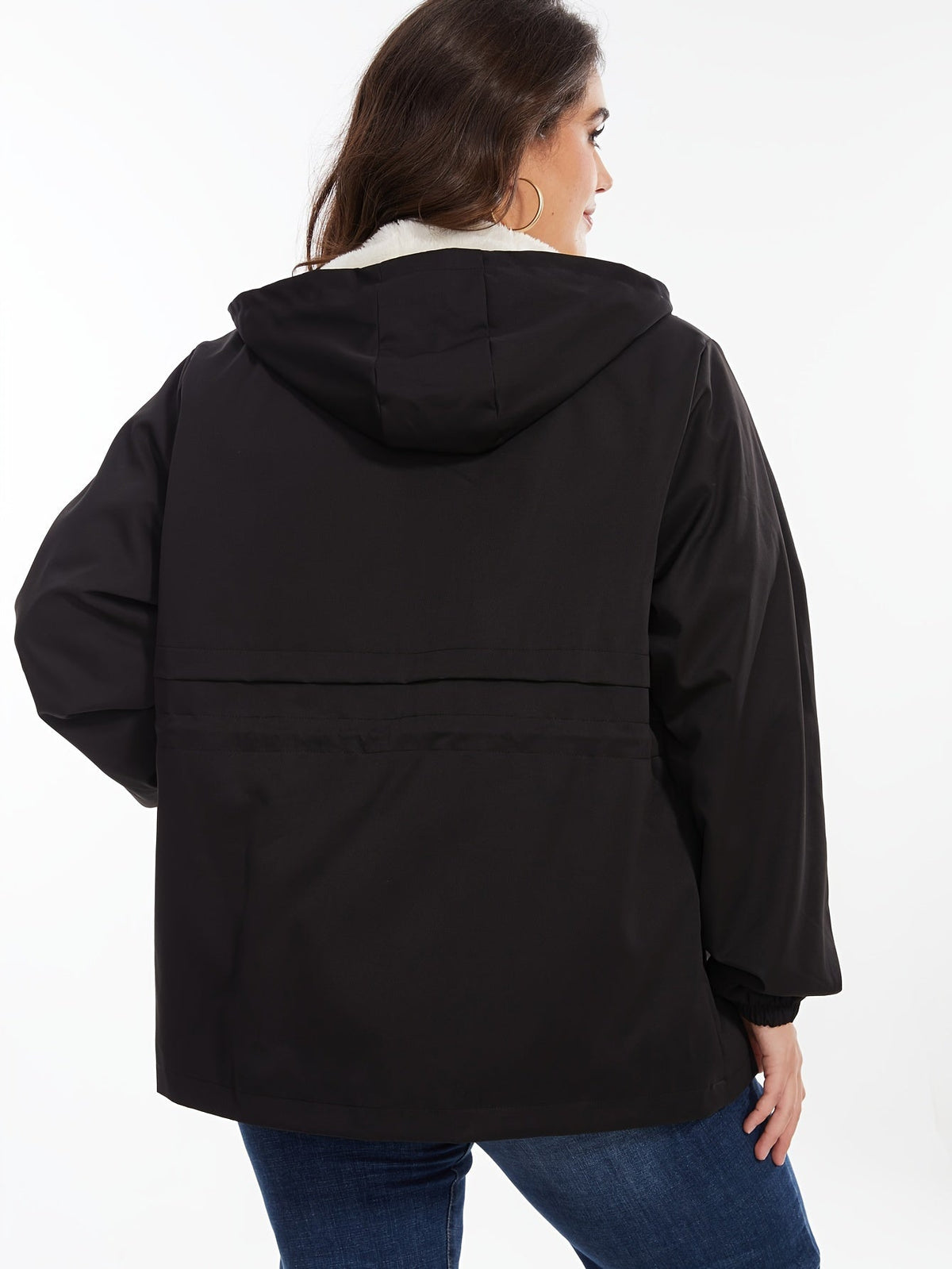 Winterjacke Damen Parka mit Kapuze Hochwertiges Polyester-2