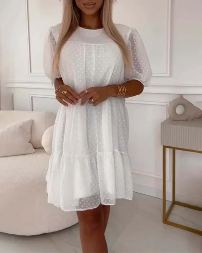 Damen-Kleid, leicht, Sommer-Stil, luftiges Material-1