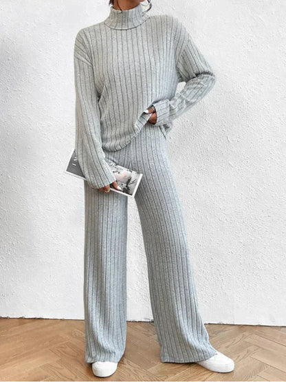 Damen-Strickpullover, und, Hose, Set, weiche Qualität 11