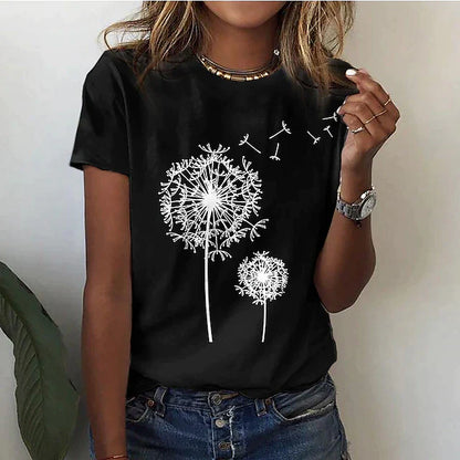 Variant image for Damen-T-Shirt, runder Halsausschnitt, elegantes hochwertiges Material-1