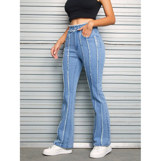 Damen-Jeans im Street Style, 100% Baumwolle-1