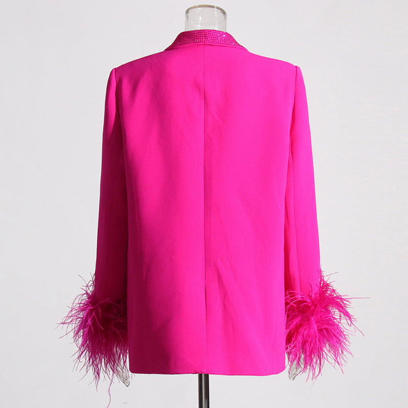 Damen-Anzug, elegant, Polyester-3