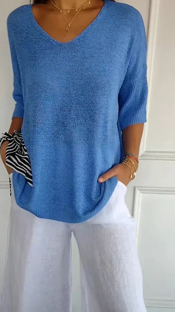 Damen-Pullover, lässig, weicher Stoff-2