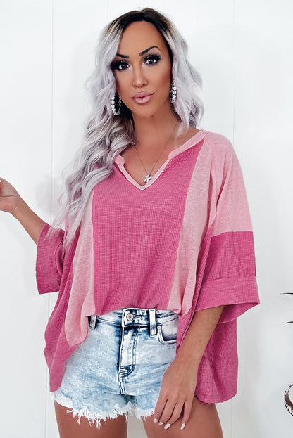Damen-Top, Struktur mit, 3/4-Ärmel, aus Polyester-5