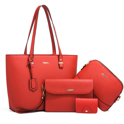 Mama-Kind-Tasche Vierteilig Trendy PU Mittelgroß 9