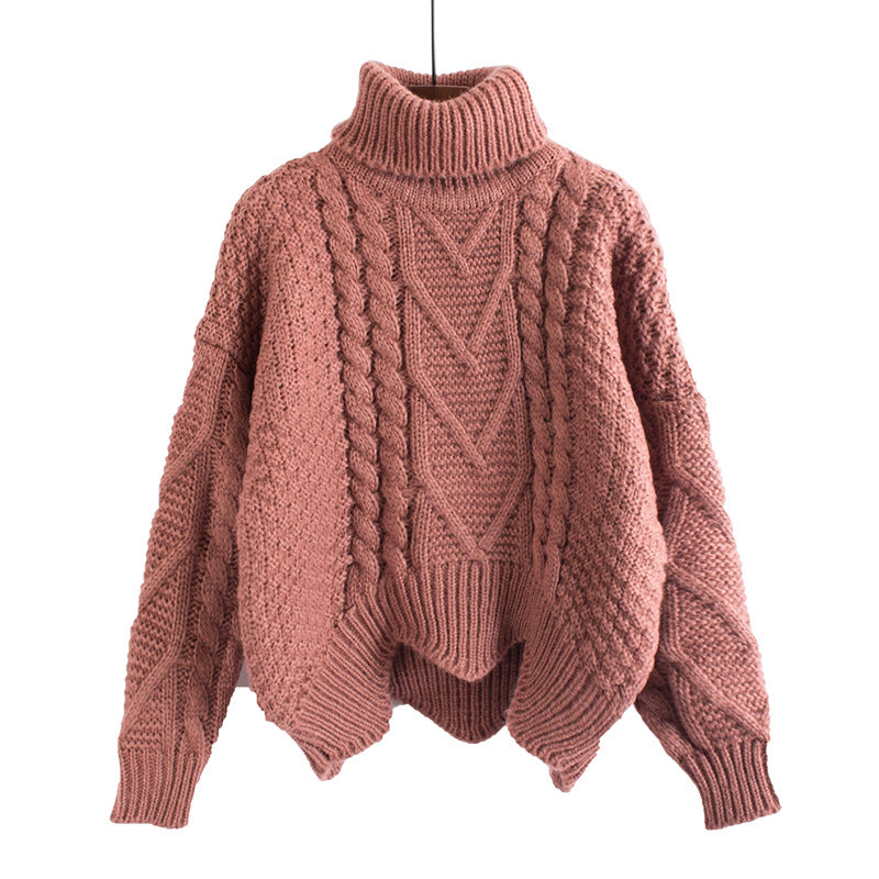 Damen-Wollpullover, lässiger Stil, 100% Wolle-1