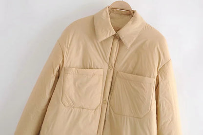 Damen Oversized Mantel aus Polyester für den Winter-5