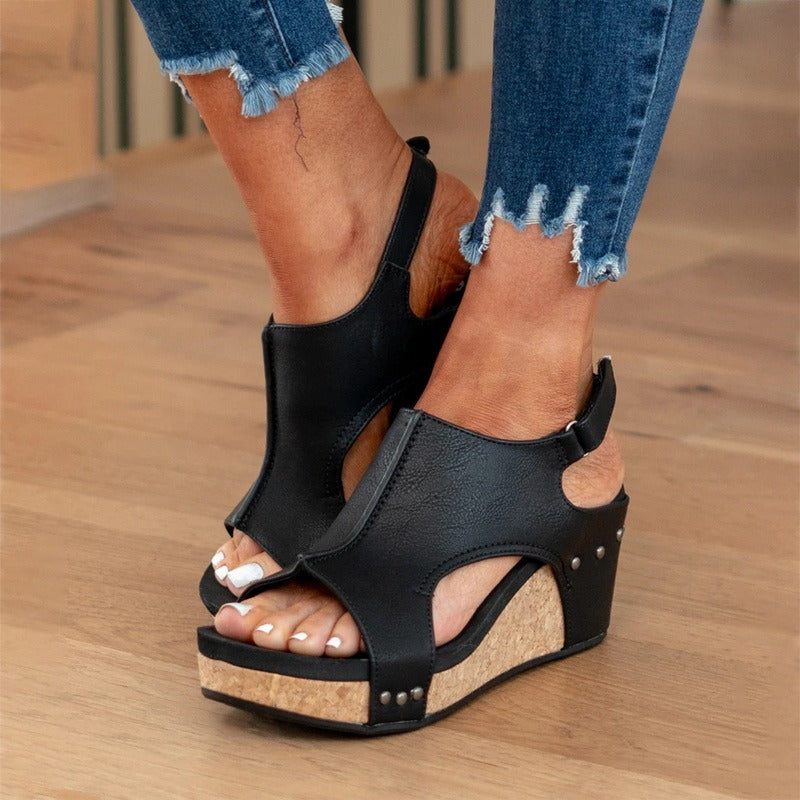 Variant image for Herren-Sandalen, Leder, verstellbarer Riemen, Sommer-1