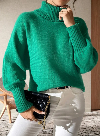Variantenbild für Damen-Strickpullover mit lässiger Passform und weiten Ärmeln, 100 % Acryl-5