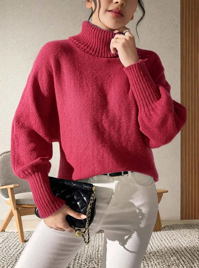 Variantenbild für Damen-Strickpullover in lässiger Passform mit weiten Ärmeln aus 100 % Acryl-9